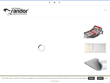 Tablet Screenshot of colchonesrandor.com